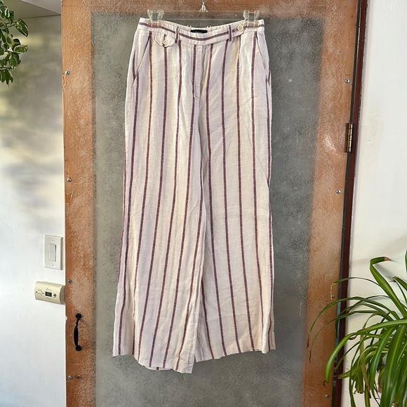 Theory Linen Trousers Size 2 - Picture 1 of 3